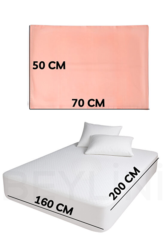 Lastikli Yatak Çarşaf Seti Yastık Kılıflı Örtü Pamuk Dayanıklı Yırtılmaz Tek Çift Kişilik