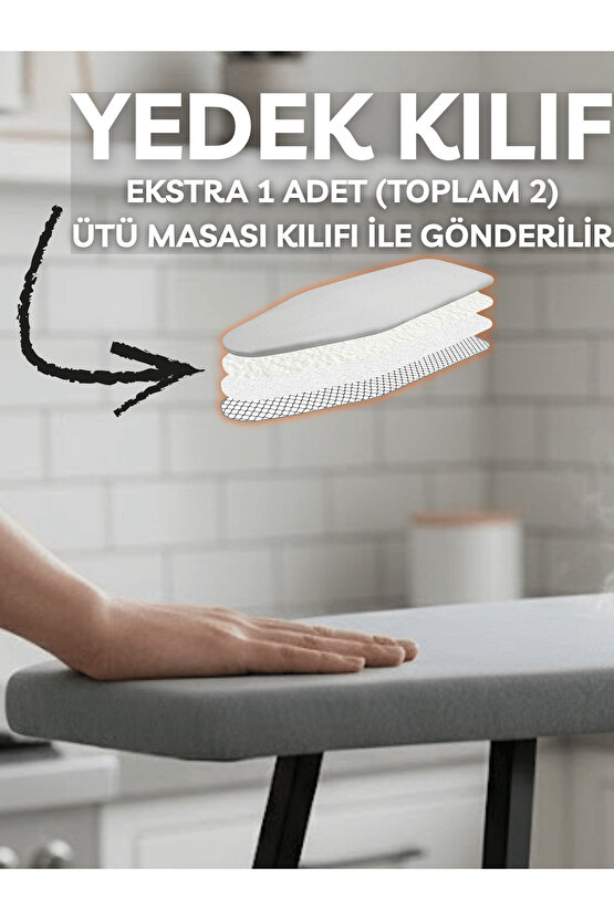 Mini Ütü Masası Pratik Konforlu Taşınabilir Portatif Hafif Asılabilir Seyahat Kompakt Ütü Masa 40x90