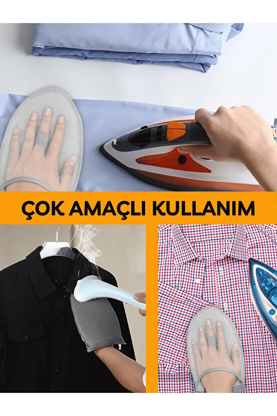 Buharlı Ütü Eldiveni Mini Ütü Pedi Sıcaklık Buhar Geçirmez Ütü Masası Eldiveni Taşınır Bez 15x25 CM