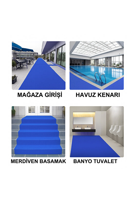 Kıvırcık Paspas İç Dış Zemin Halı Yolluk Kapı Önü Havuz Banyo Duş İş Yeri Apartman Paspası 12mm