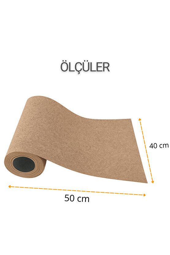 Kedi Tırmalama Halısı Yapışkanlı Her Yüzeye Uygulanabilir Kesilebilir Mobilya Koruyucu Mat (40X50)