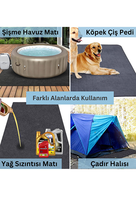 Kamp Matı Çadır Halısı Kaymaz Su Geçirmez Zemin Koruyucu Çadır İçi Dışı Kullanıma Uygun