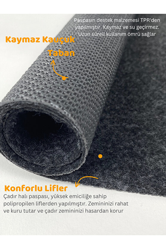 Kamp Matı Çadır Halısı Kaymaz Su Geçirmez Zemin Koruyucu Çadır İçi Dışı Kullanıma Uygun