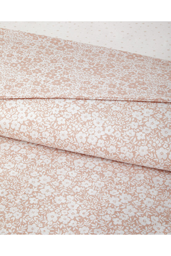 Blossira Kolay Ütülenir Tek Kişilik Çarşaflı Nevresim Takımı 160x220 cm Pembe