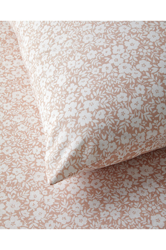 Blossira Kolay Ütülenir Tek Kişilik Çarşaflı Nevresim Takımı 160x220 cm Pembe