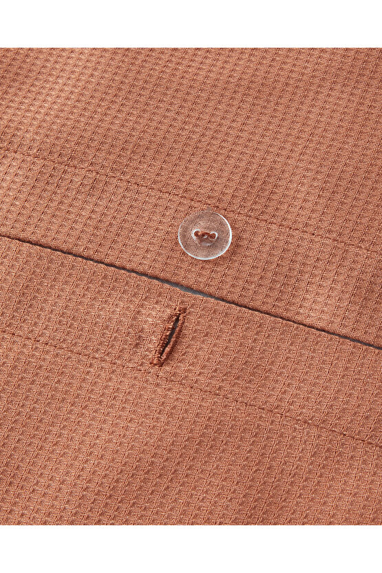 Blaze Tek Kişilik Nevresim Takımı Terracotta