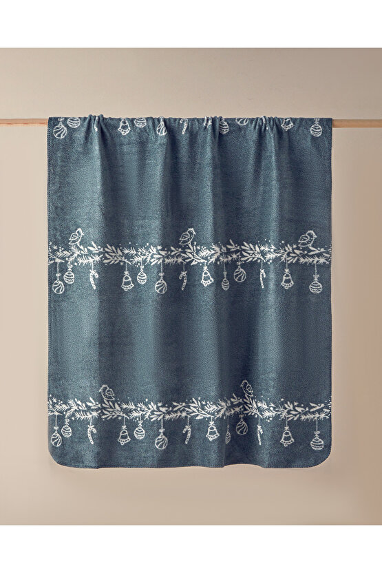 Bright talk Akrilik Pamuklu Tv Battaniye 130x170 cm Yeşil