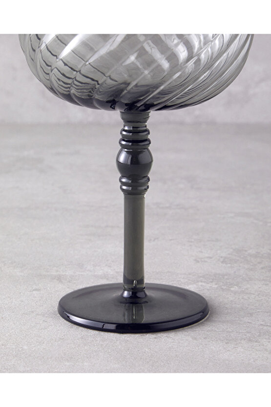 Meghan Cam 2li Kadeh 280 ml Antrasit