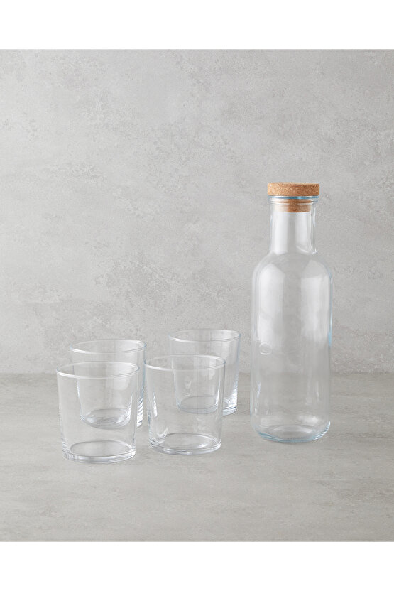 Selly Cam 5 Parça Su Takımı 1000 ml + 380 ml Şeffaf
