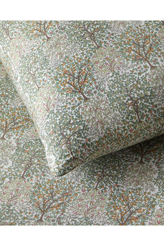 Serenade Kolay Ütülenir Tek Kişilik Nevresim Seti 160x220 cm Yeşil