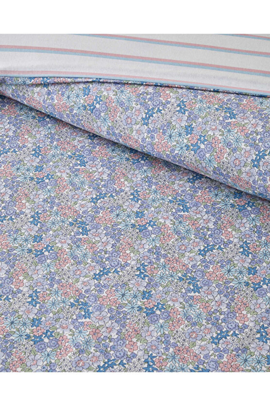 Bloss Mist Kolay Ütülenir Tek Kişilik Nevresim Seti 160x220 cm Lila