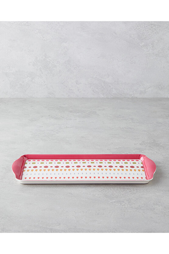 Confetti Melamin Tepsi 37x18 cm Renkli