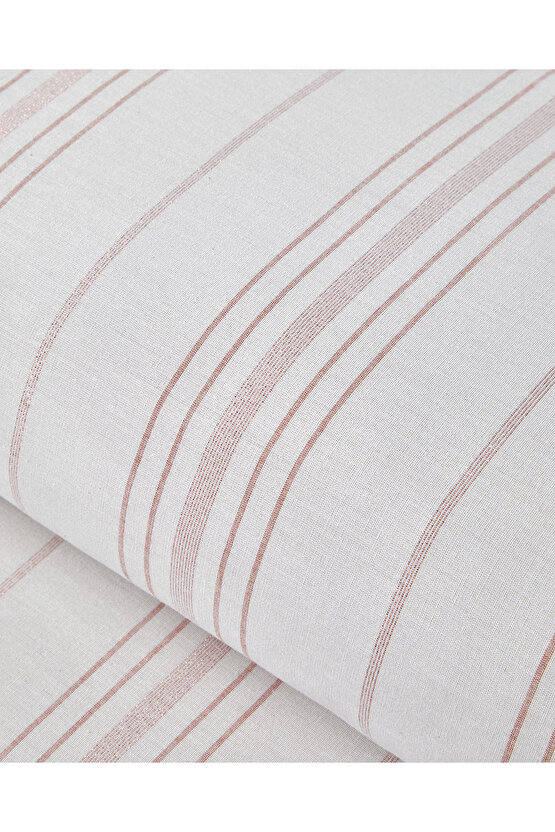 Crystal Vibe İpliği Boyalı Tek Kişilik Çarşaflı Nevresim Takımı 160x220 cm Pembe