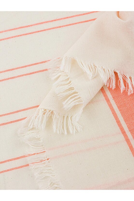 LCW HOME Çizgili Saçaklı Peştamal Banyo Havlusu 90x165 Cm