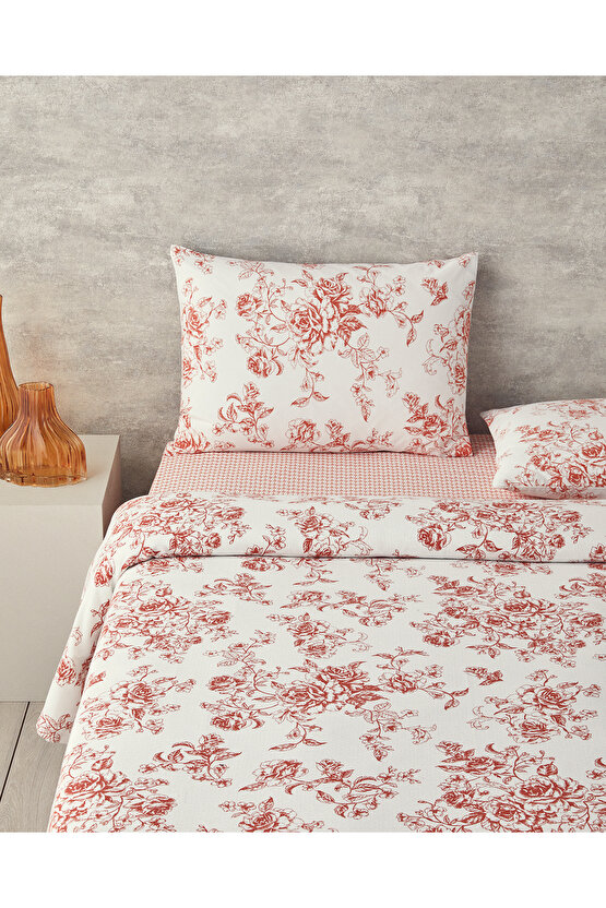 Rosey Violen Tek Kişilik Pike Takımı Turuncu