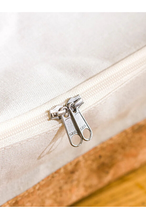 LCW HOME Beyaz Fermuarlı Hurç 25 cm