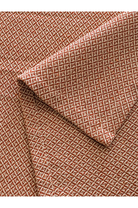 LCW HOME Kahverengi Kendinden Desenli Tek Kişilik Pike Seti