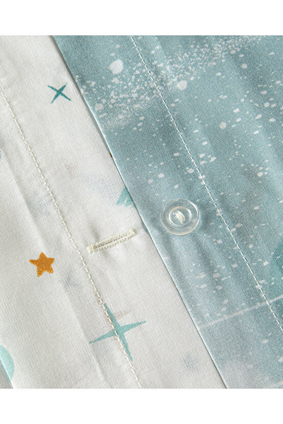 Funny Animals Pamuklu Bebe Nevresim Takımı Yeşil