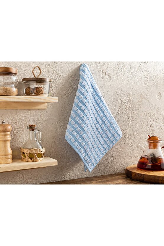 Lega Pamuk Kurulama Bezi 30x50 cm Açık Mavi