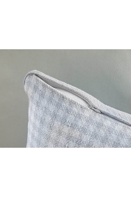 Odesa Dokuma Kırlent Kılıfı 42x42 Cm Bebe Mavi