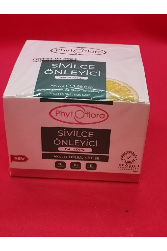 Sivilce önleyici bakım kremi