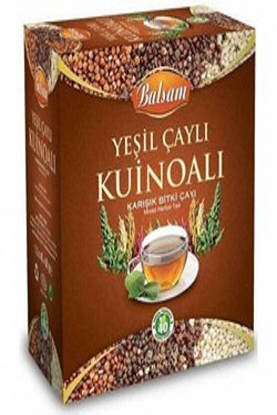 Mindivan Yeşilçay Kuinoalı Çay 40lı