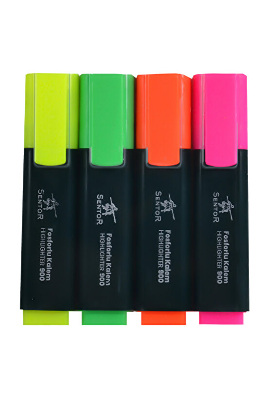 Fosforlu Kalem 4 lü Highlighter 900