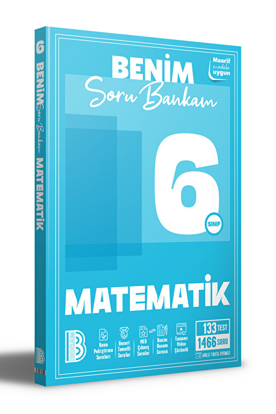 6. Sınıf Matematik Soru Bankam Benim Hocam Yayınları