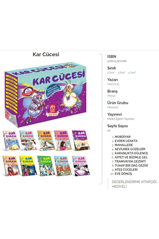 Çocuk - 2.Sınıf, 3.Sınıf ve 4.Sınıf Kar Cücesi Hikaye Serisi