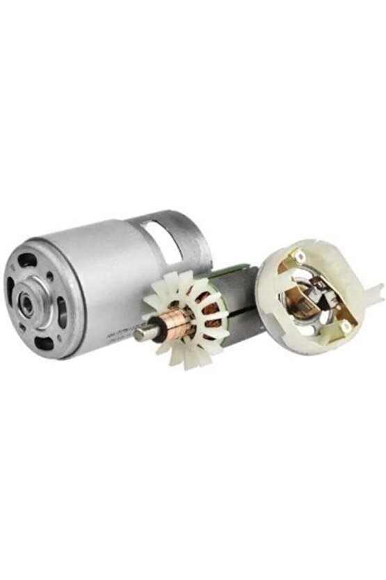 775 DC Motor Rulmanlı 12-36 Volt 12000 RPM Şarjlı Matkap - CNC