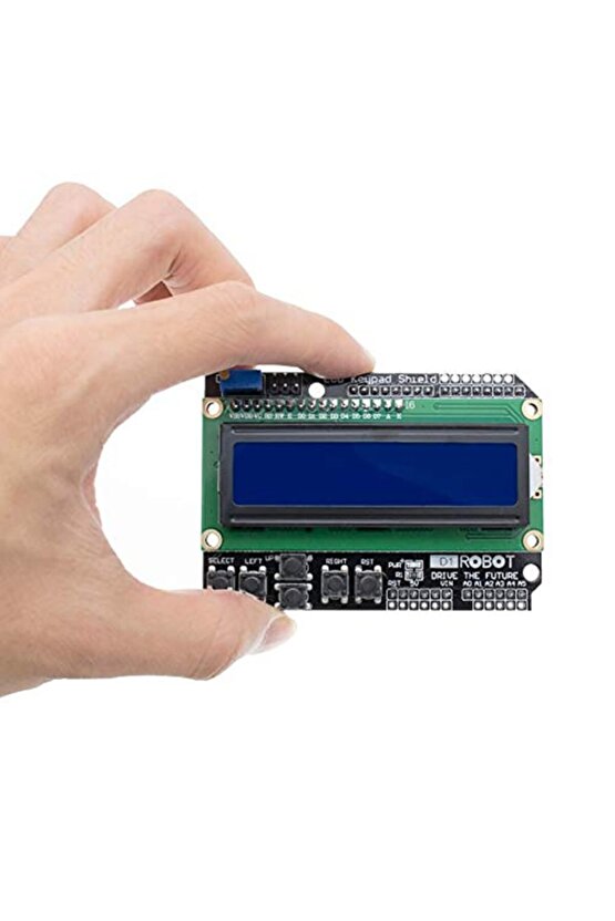 Arduino Lcd Keypad Shield 1602 - 16x2 Lcd Ekran Ve Tuş Takımı Uyumlu