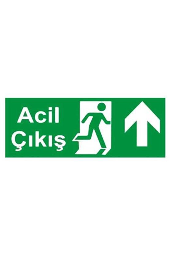 ACİL ÇIKIŞ LEVHASI YUKARI PVC