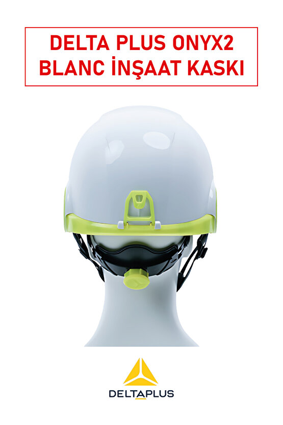 ONYX2 Blanc İnşaat Kaskı | Elektrik Arklarına, Isıya ve Erimiş Metale Karşı Korumalı Baret