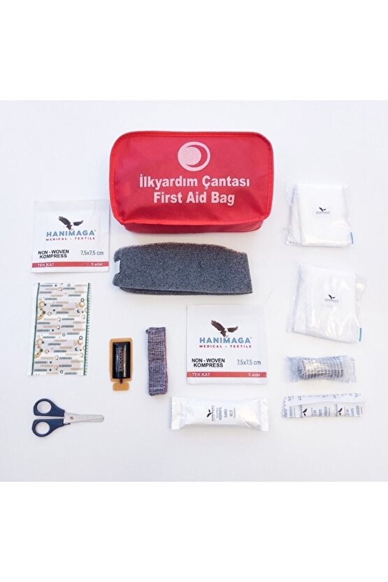 Spor Ilk Yardım Çantası (first Aid Kit) 13 Parça Temel Set