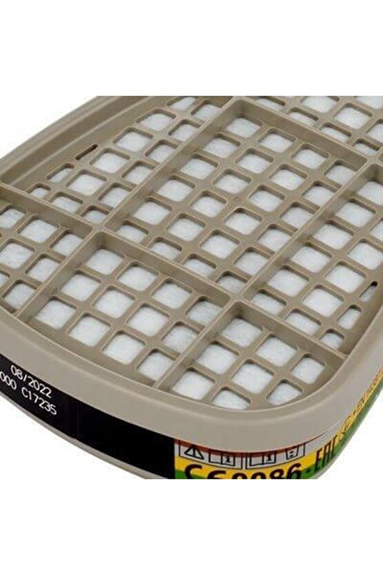 6059 Abek1 Org.-inorg. Asit-amon. Gaz Buhar Filtresi Paket Içi 8 Adet