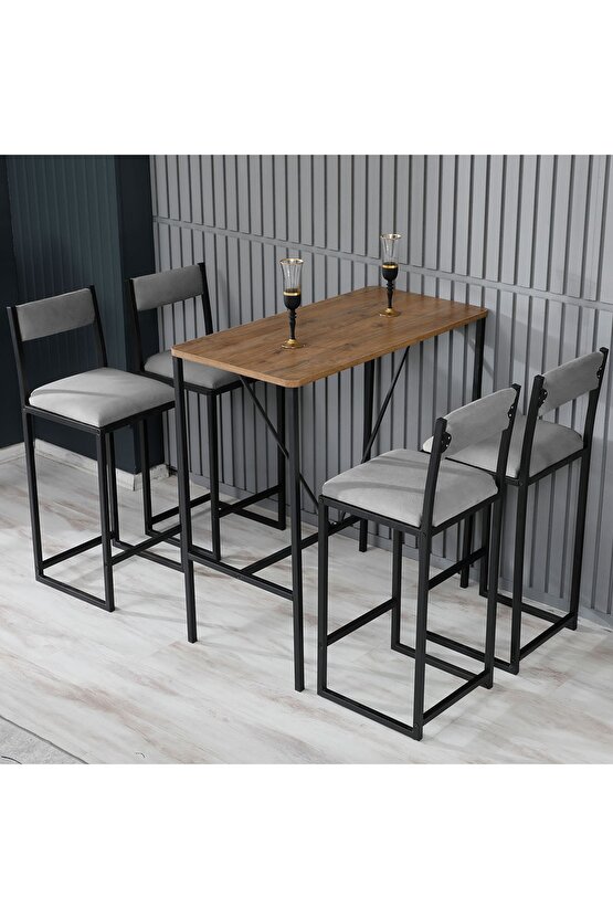 Zürih Bar Sandalyesi Ada Mutfak Sandalyesi Bar Taburesi