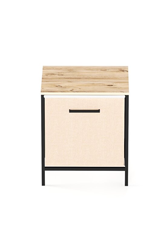 Çocuk Dolap 1 Çekmeceli Komodin Sehpa Çam 1598