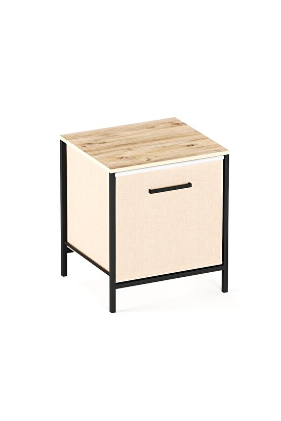 Çocuk Dolap 1 Çekmeceli Komodin Sehpa Çam 1598