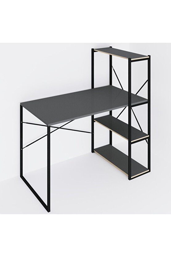 Kitaplıklı Çalışma Masası Bilgisayar Ofis Masası