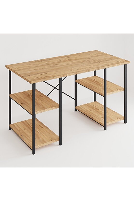 4 Raflı Çalışma Masası Bilgisayar Masası