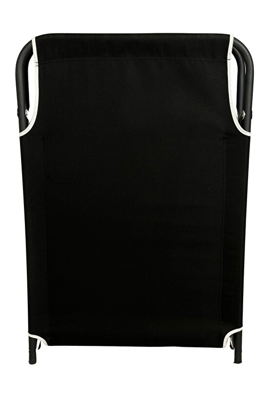 Katlanır Kamp Yatağı Şezlong Katlanır Sandalye Katlanır Şezlong Siyah 1316