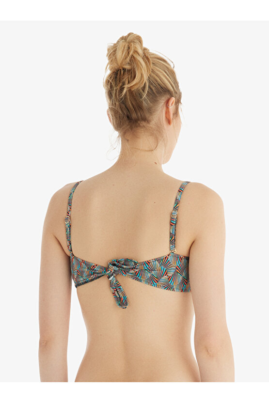 Kadın Bikini Üst 10717 - Desenli