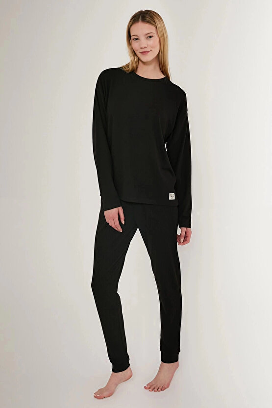 KIZ İKİLİ TAKIM - SİYAH