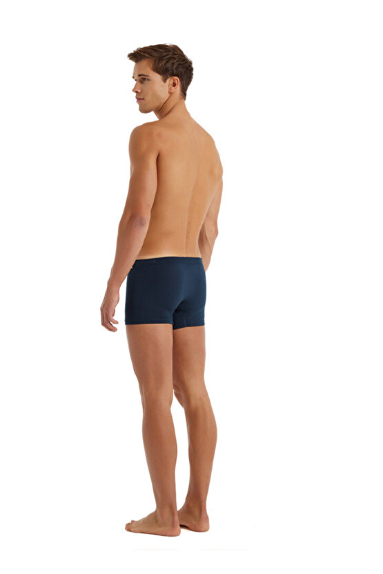 Erkek Modal Elastan Boxer Silver 9310 - Lacivert