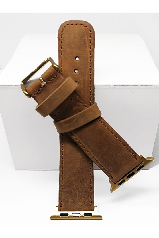 Akıllı saat Uyumlu   Deri Saat  Kordonu   32mm 38mm  TABA