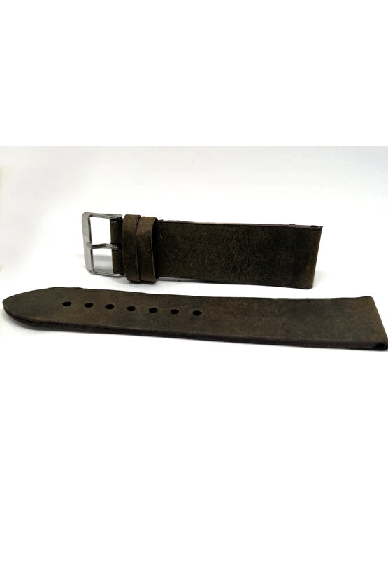 Fosil uyumlu hakiki Yaglı Deri saat kordonu 20 mm