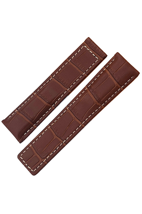 Hakiki Deri Tag Heuer Uyumlu Saat Kayışı 22x20 mm Klipsli modeller için