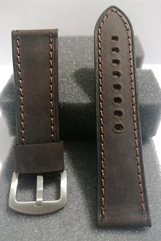 Hakiki Deri 22 Milim Kahve Kayış