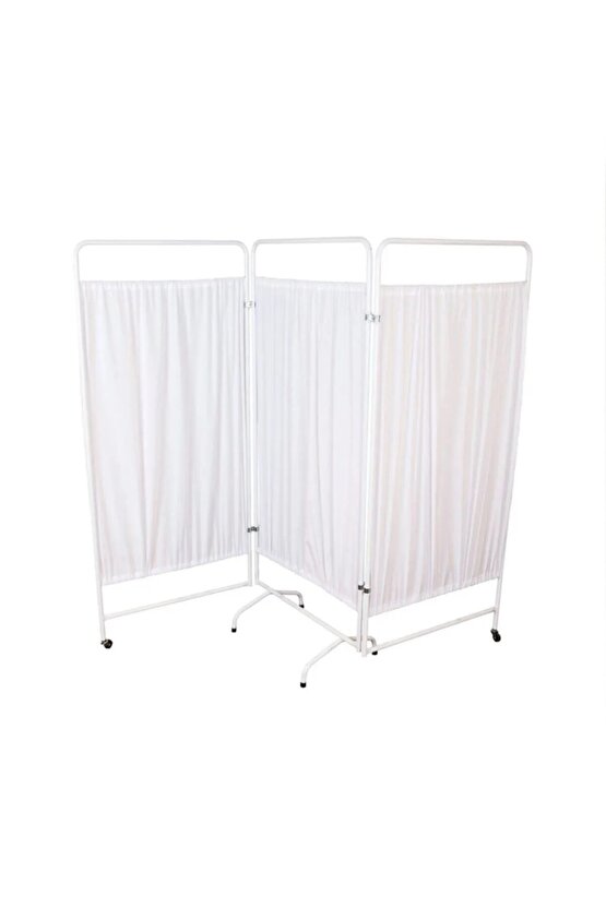 3 Katlı Paravan Revir Katlanır Paravan Hastane Muayene Paravanı 3 ADET