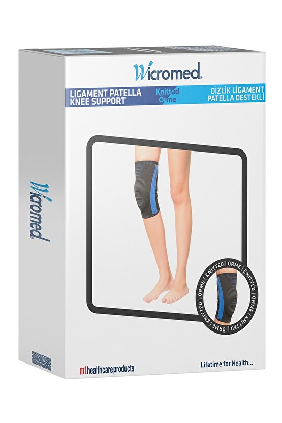 Patella ve Ligament Destekli Örgü Dizlik Spor Lüx